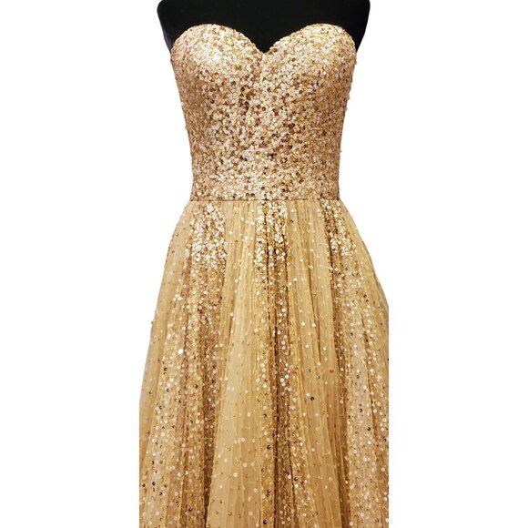 Wow Luxurious Couture Designer Evening Party Prom Glamorous Ballgown Gown Dress - Picture 16 of 16